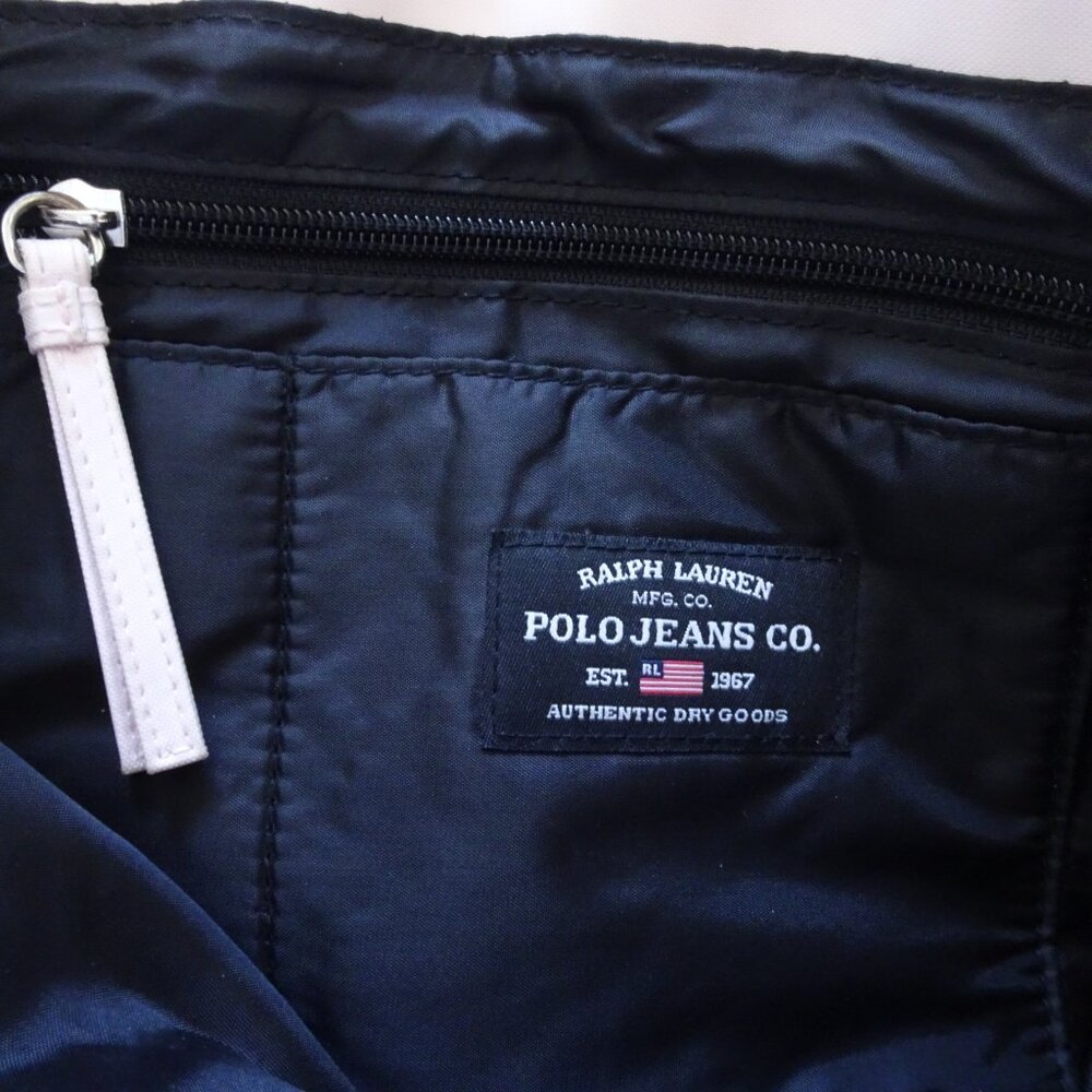 Polo Jeans Co. Nylon Tote Bag Y2K 90's Vintage - Picture 8 of 8